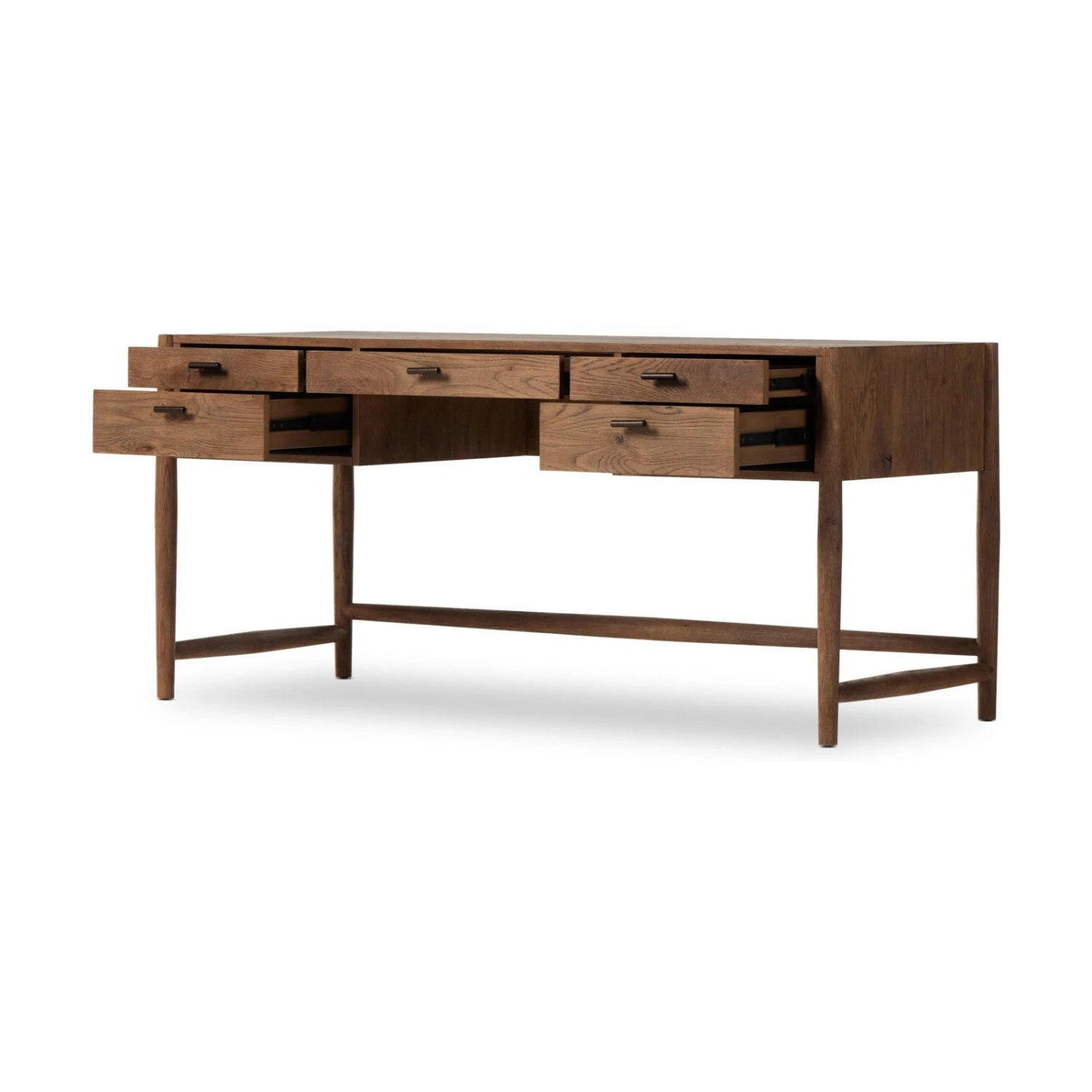 Four Hands Glenview Desk-Weathered Oak 4 Four Hands Glenview Desk-Weathered Oak - Image 4