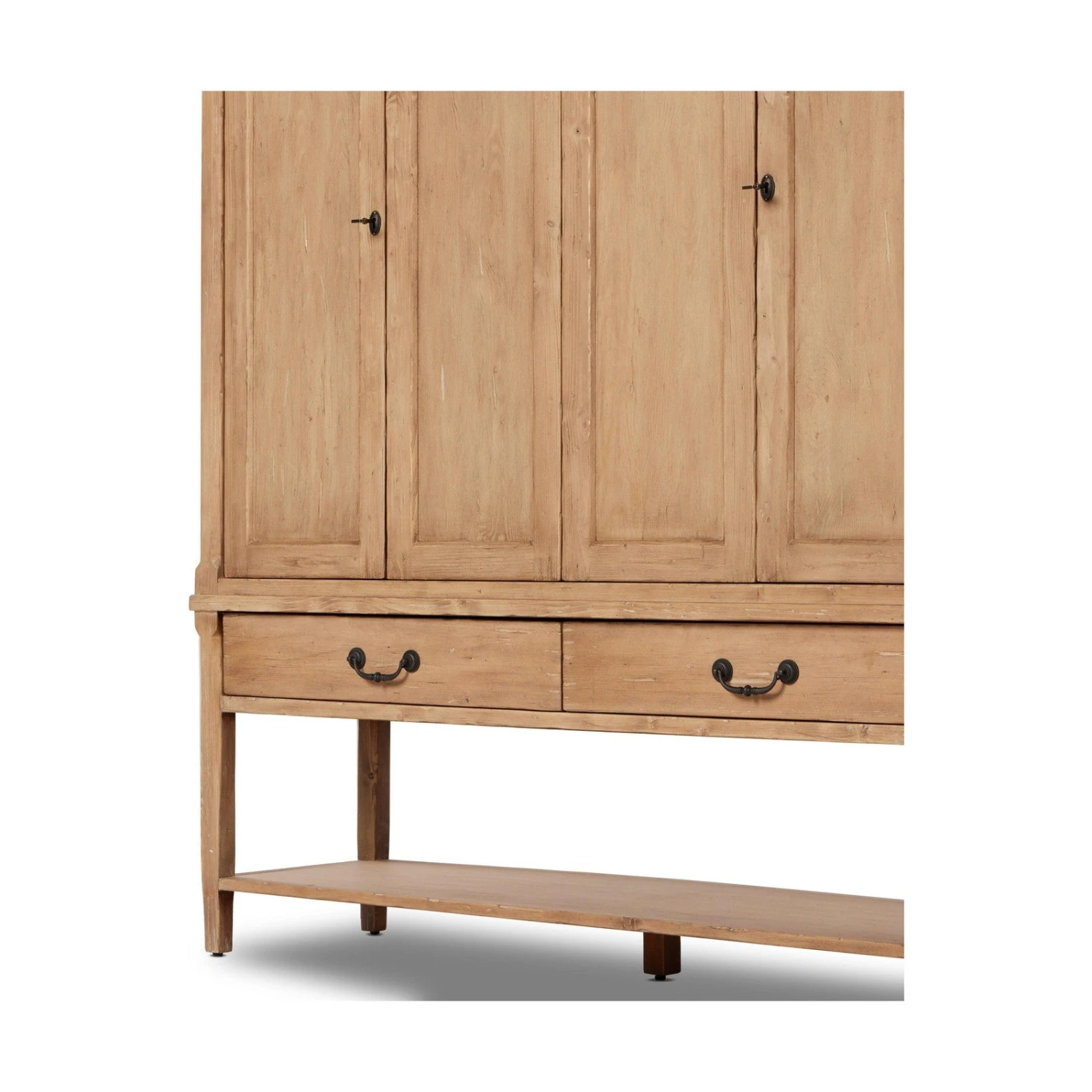 Four Hands Brimley Wide Cabinet-Aged Light Pine 9 Four Hands Brimley Wide Cabinet-Aged Light Pine - Image 9