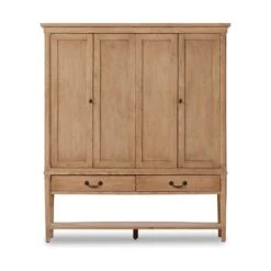 Four Hands Brimley Wide Cabinet-Aged Light Pine 19 Four Hands Brimley Wide Cabinet-Aged Light Pine -Grayson-Living 237137 001 FRT 1