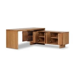 Four Hands Posada L-Shaped Desk -Grayson-Living 237442 001 OPN 1