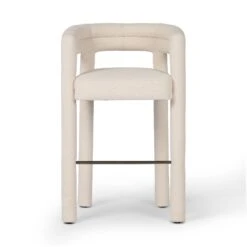 Four Hands Tacova Bar + Counter Stool Florence Cream
