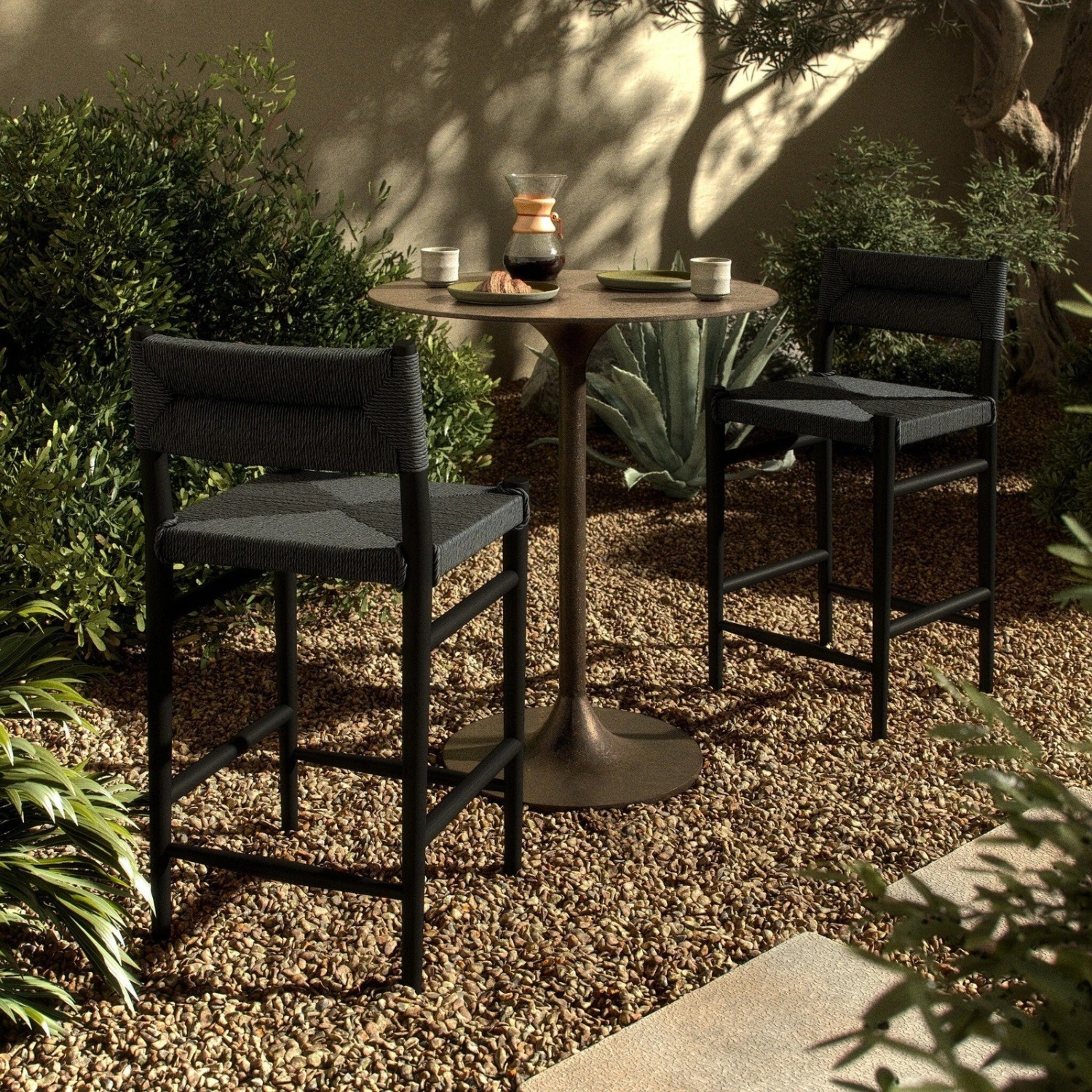 Four Hands Lomas Counter Outdoor Stool 2 Four Hands Lomas Counter Outdoor Stool - Image 2