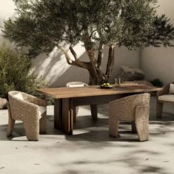 Four Hands Railay Outdoor Dining Table 96" 16 Four Hands Railay Outdoor Dining Table 96" -Grayson-Living 240965 001 ESS 1