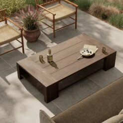 Four Hands Roca Outdoor Coffee Table 15 Four Hands Roca Outdoor Coffee Table -Grayson-Living 245048 001 ESS 1