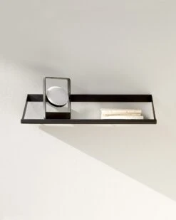 Ethnicraft Ribbon Shelf 28 Ethnicraft Ribbon Shelf -Grayson-Living 26624 Oak Ribbon shelf black WEB