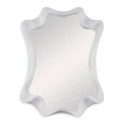 Ambella Scalloped Mirror - Bright White