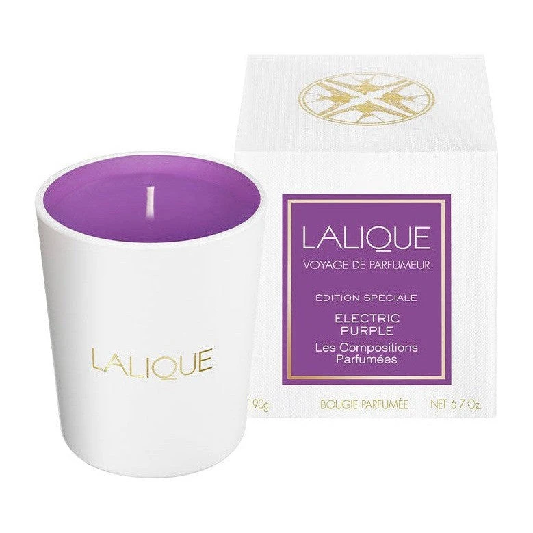 Lalique Les Compositions Parfumees Electric Purple Scented Candle 1 Lalique Les Compositions Parfumees Electric Purple Scented Candle