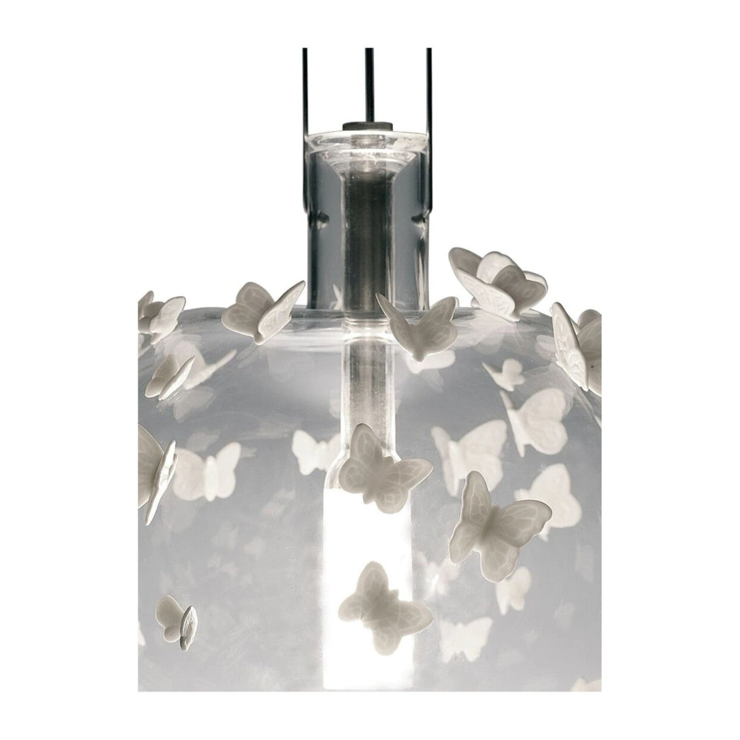 Lladro Freeze Frame Butterflies Ceiling Lamp (US) 2 Lladro Freeze Frame Butterflies Ceiling Lamp (US) - Image 2