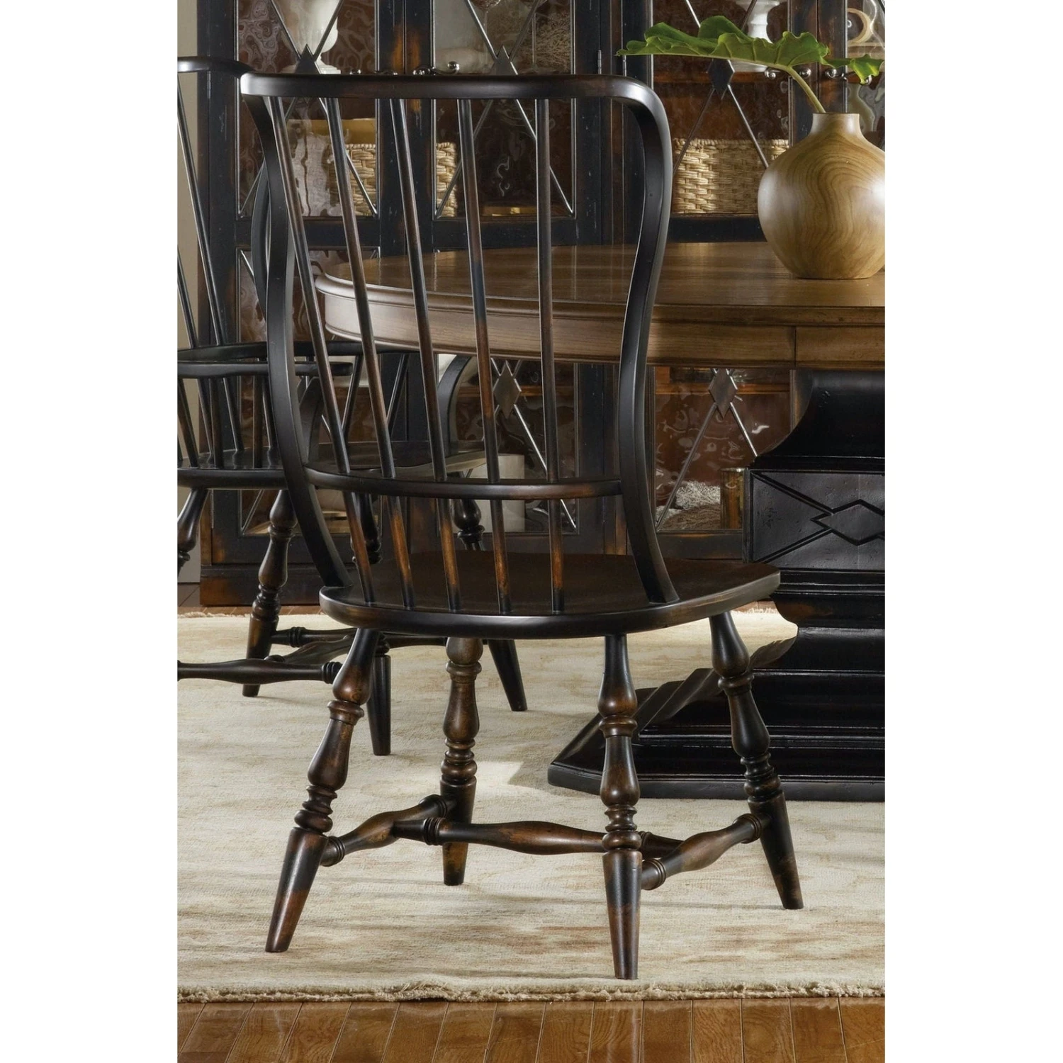 Hooker Furniture Sanctuary Spindle Side Chair 2 Hooker Furniture Sanctuary Spindle Side Chair - Image 2
