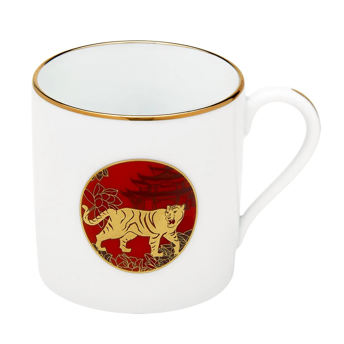 Haviland Chinese Horoscope Mini Mug - Tiger 1 Haviland Chinese Horoscope Mini Mug - Tiger