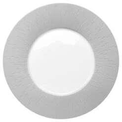 Haviland Infini Blanc Underplate 6 Haviland Infini Blanc Underplate -Grayson-Living 313513930029 Infini gris clair Assiette de presentation Underplate