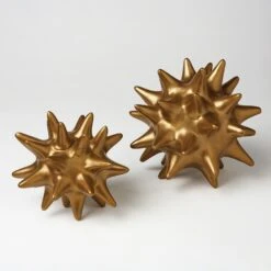 Global Views Urchin - Antique Gold