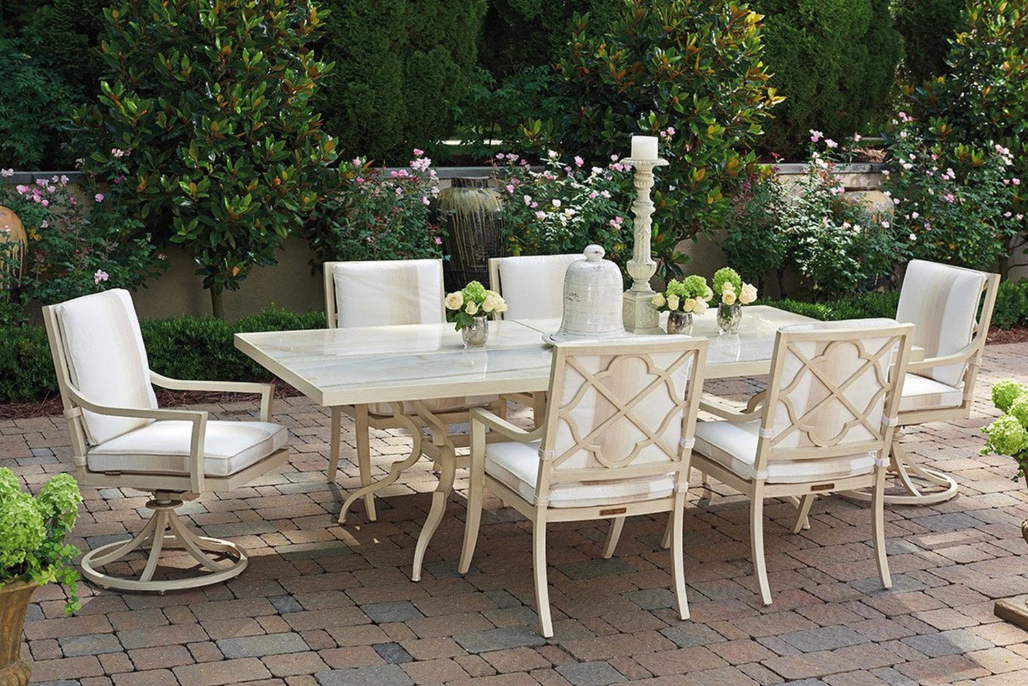 Tommy Bahama Outdoor Misty Garden Dining Table With Porcelain Top 2 Tommy Bahama Outdoor Misty Garden Dining Table With Porcelain Top - Image 2