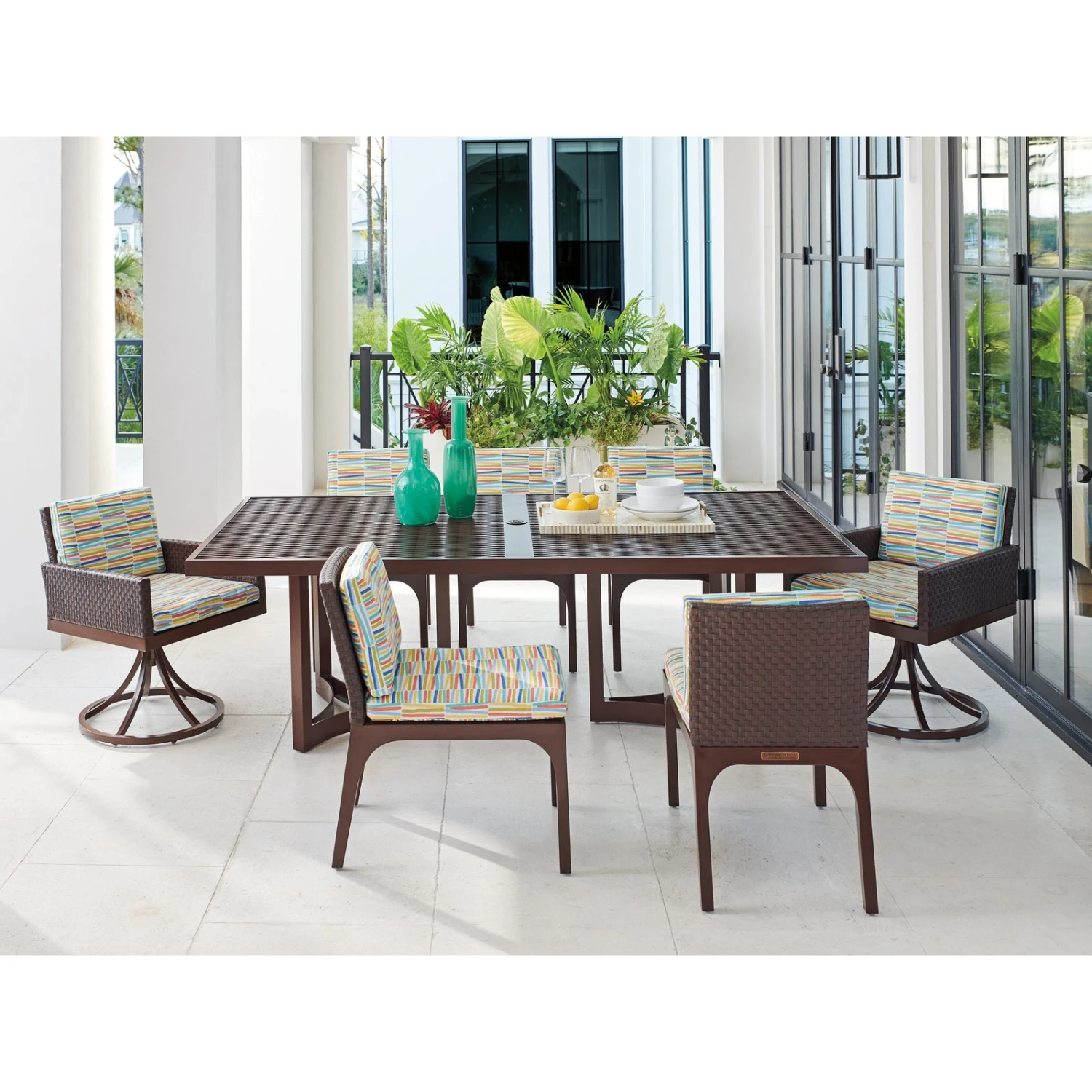 Tommy Bahama Outdoor Abaco Rectangular Dining Table 2 Tommy Bahama Outdoor Abaco Rectangular Dining Table - Image 2