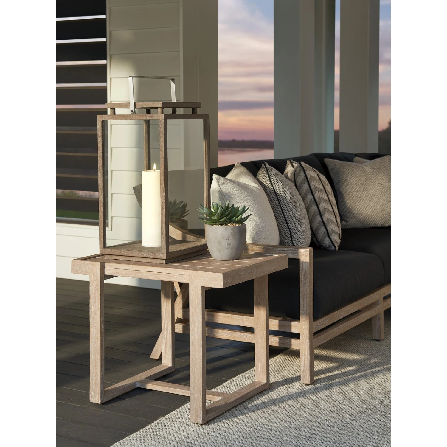 Tommy Bahama Outdoor Stillwater Cove Rectangular End Table 2 Tommy Bahama Outdoor Stillwater Cove Rectangular End Table - Image 2