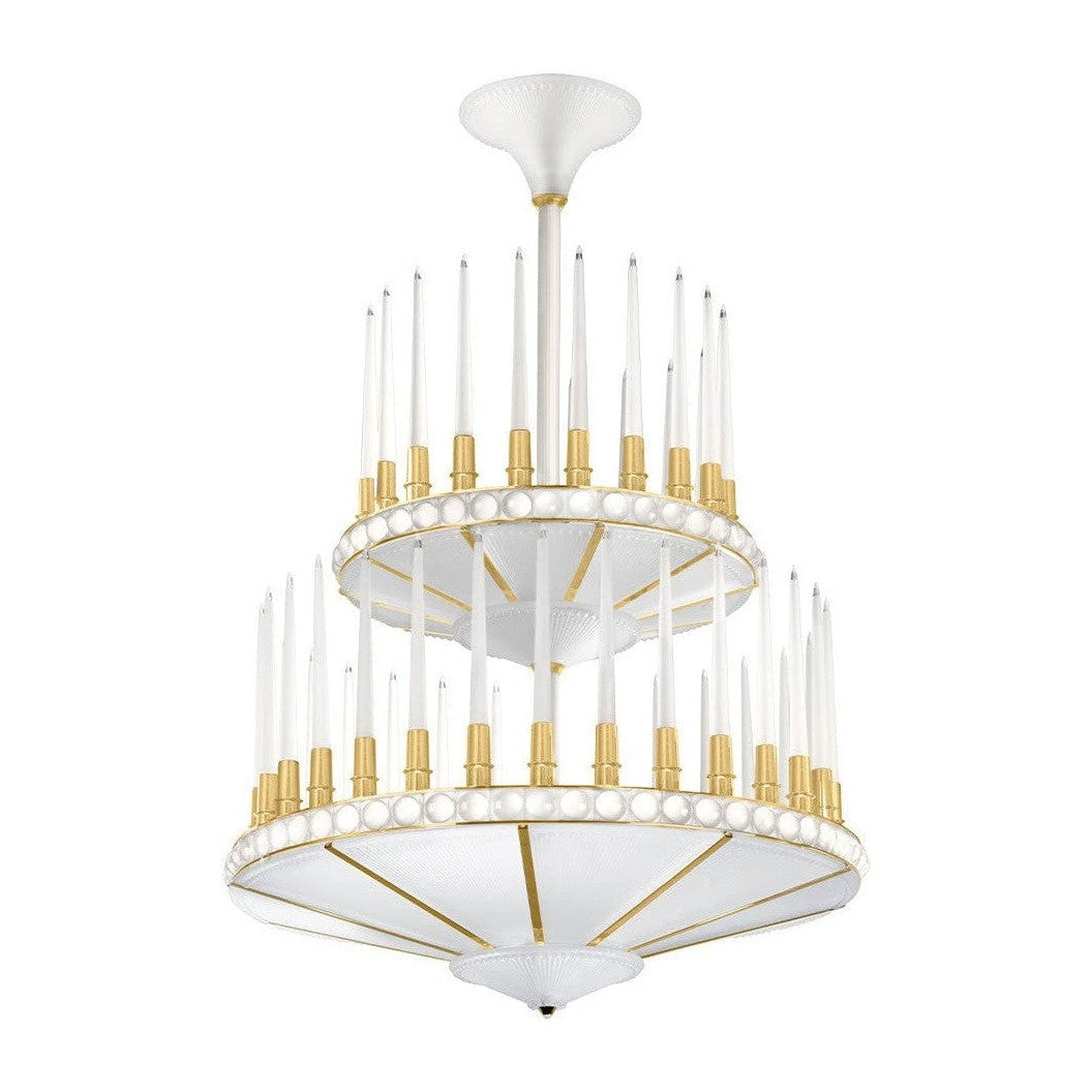 Lalique Perles Chandelier 2T D1000 2 Lalique Perles Chandelier 2T D1000 - Image 2