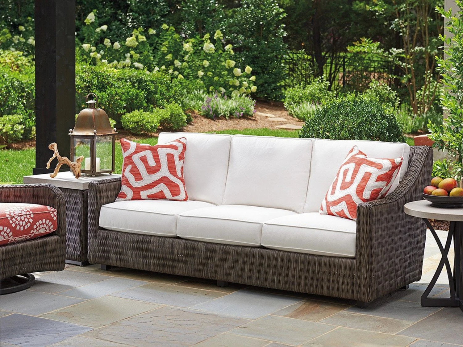 Tommy Bahama Outdoor Cypress Point Ocean Terrace Short Sofa 2 Tommy Bahama Outdoor Cypress Point Ocean Terrace Short Sofa - Image 2