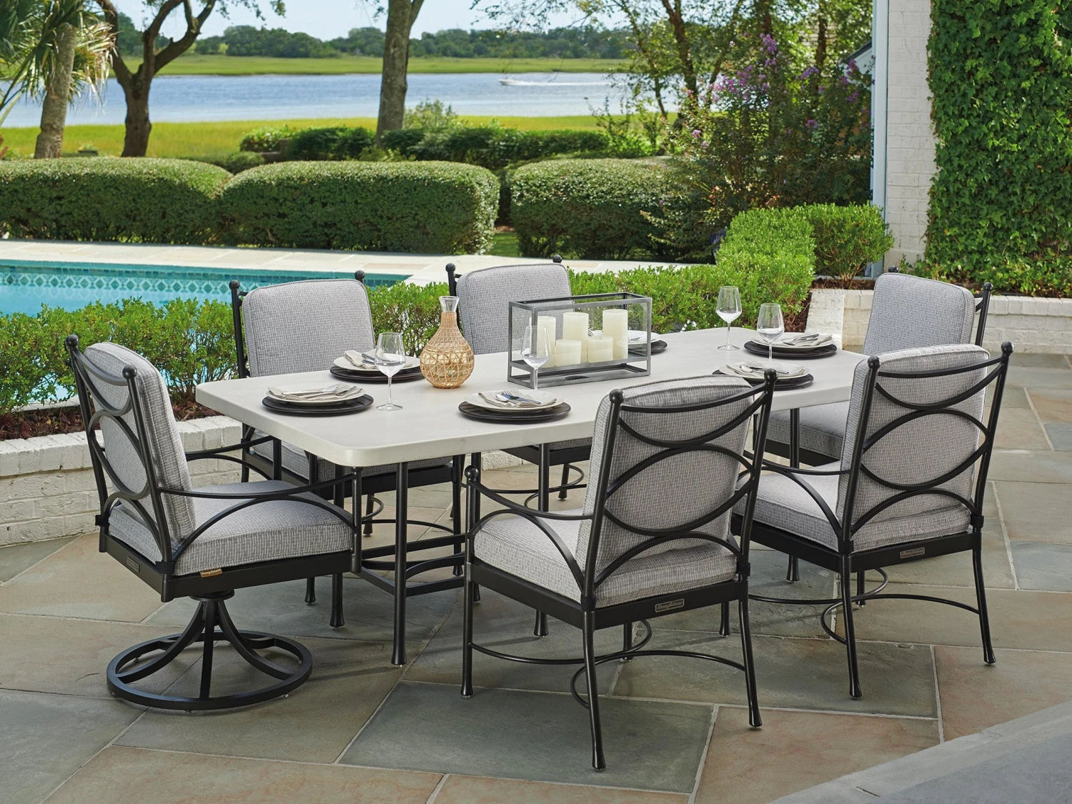 Tommy Bahama Outdoor Pavlova Dining Chair 5 Tommy Bahama Outdoor Pavlova Dining Chair - Image 5