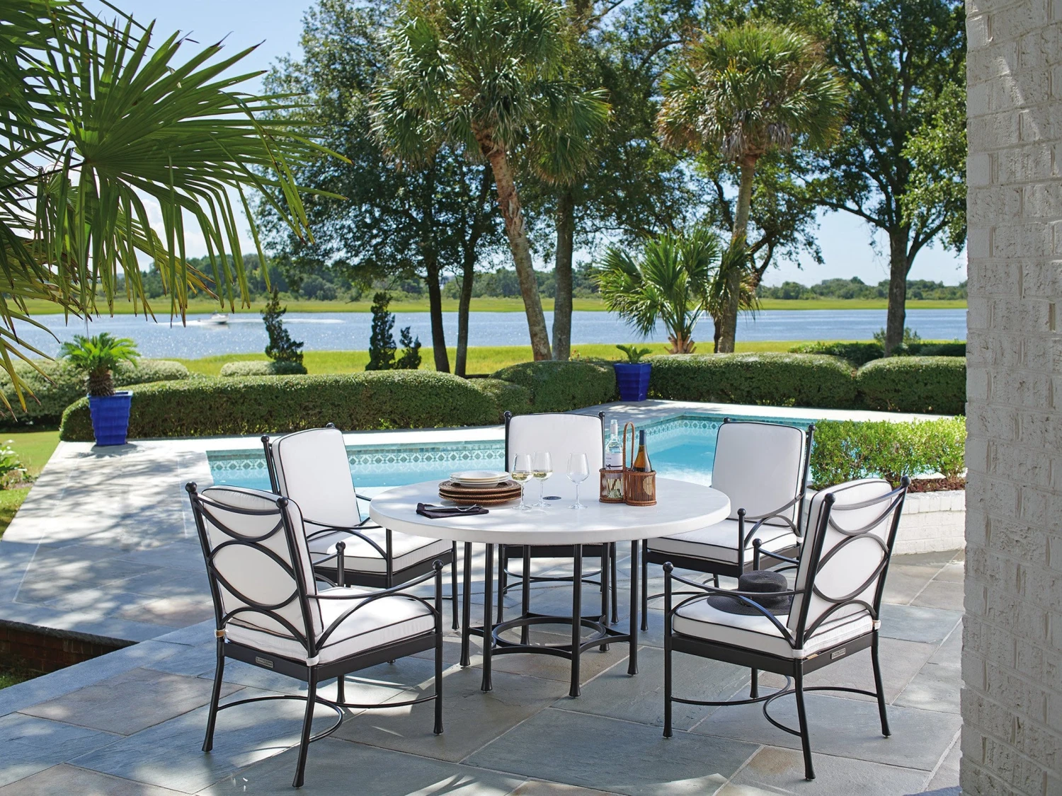 Tommy Bahama Outdoor Pavlova Dining Chair 3911 3 Tommy Bahama Outdoor Pavlova Dining Chair 3911 - Image 3