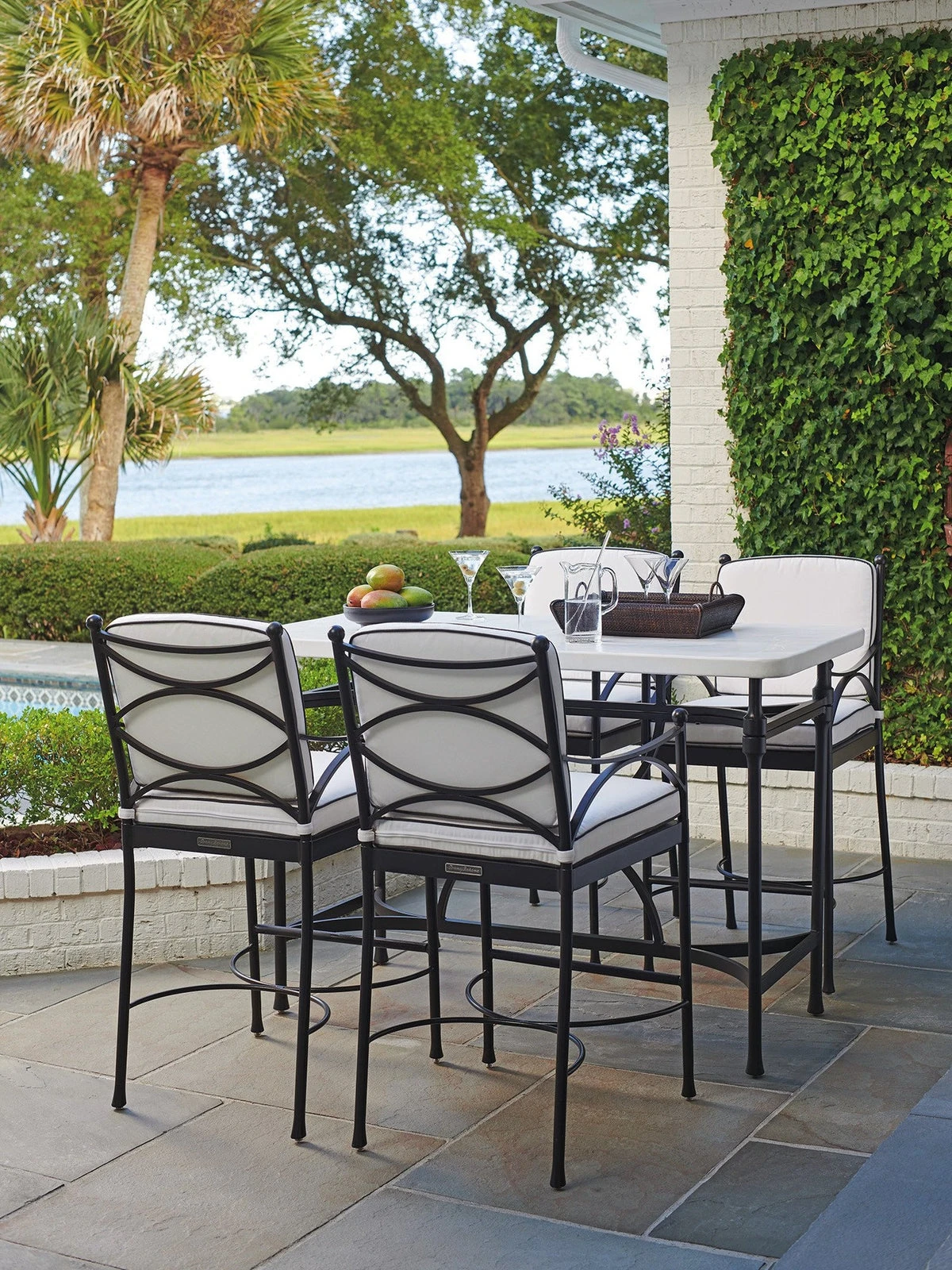 Tommy Bahama Outdoor Pavlova Bar Stool 3911 4 Tommy Bahama Outdoor Pavlova Bar Stool 3911 - Image 4