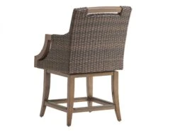 Tommy Bahama Outdoor Harbor Isle Swivel Counter Stool -Grayson-Living 3935 17SW 719131 Silo back
