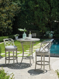 Tommy Bahama Outdoor Silver Sands Swivel Bar Stool 6 Tommy Bahama Outdoor Silver Sands Swivel Bar Stool -Grayson-Living 3945 16SW 2