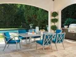 Tommy Bahama Outdoor Silver Sands Rectangular Dining Table 6 Tommy Bahama Outdoor Silver Sands Rectangular Dining Table -Grayson-Living 3945 877C 2