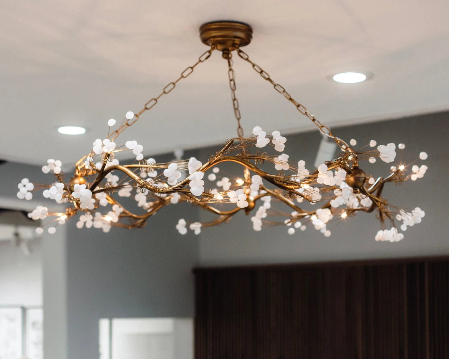 John Richard Waving Twelve-Light Quartz Pendant 2 John Richard Waving Twelve-Light Quartz Pendant - Image 2