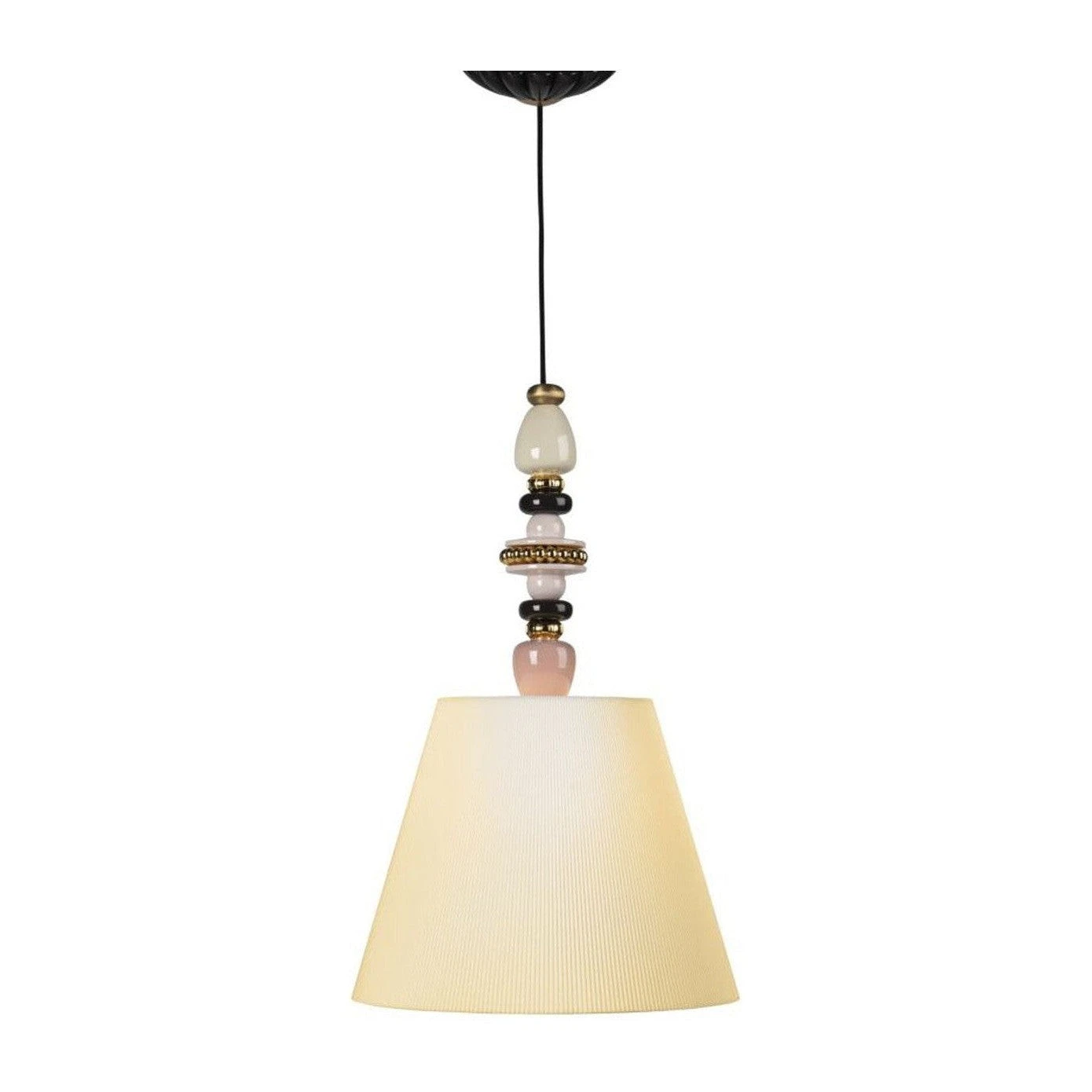 Lladro Firefly Ceiling Lamp Pink And Golden Luster (US) 1 Lladro Firefly Ceiling Lamp Pink And Golden Luster (US)