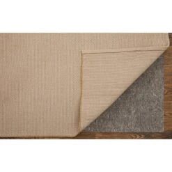 Feizy Theo 0827F Modern Solid In Ivory/Tan -Grayson-Living 451d7218107099215ce63ebd97274a7c0741ec6b