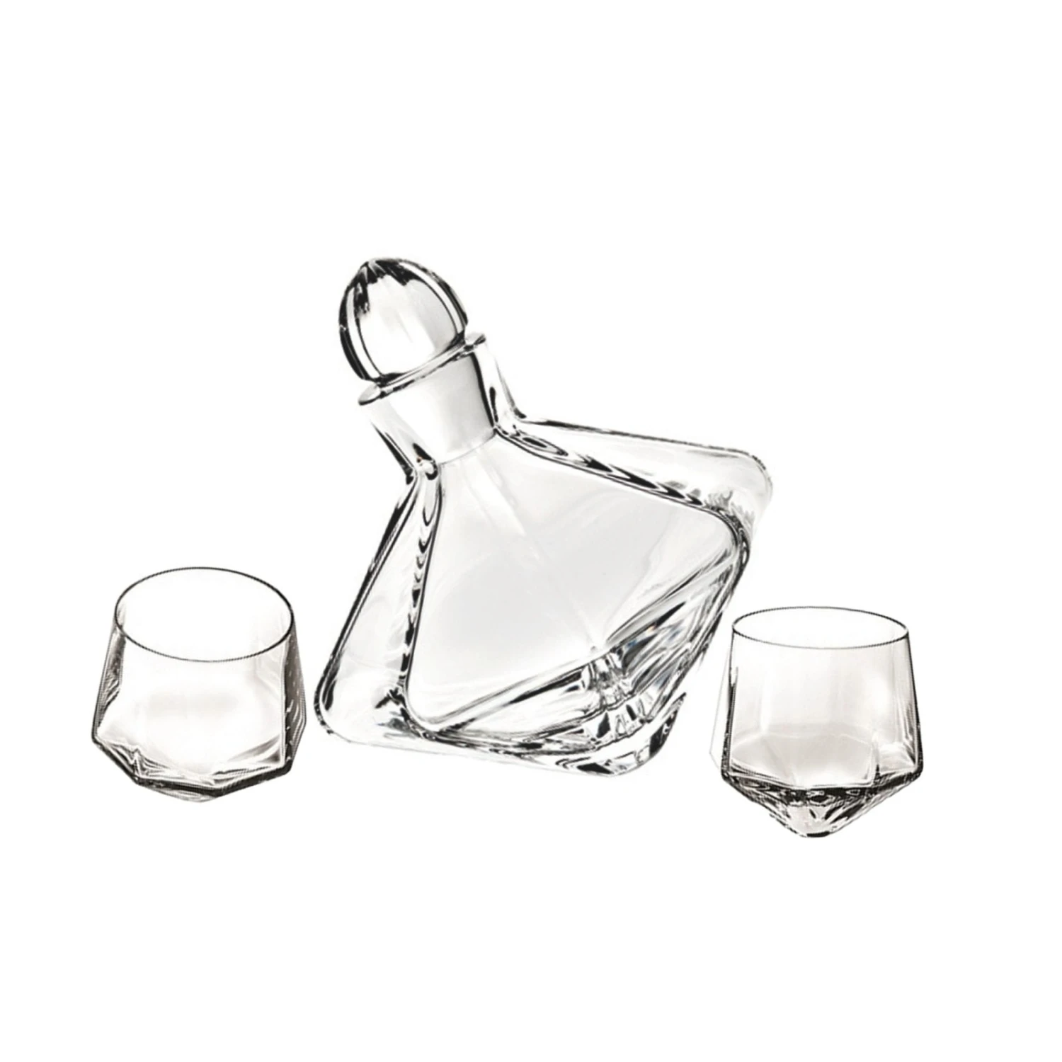 Vista Alegre Carrossel Whisky Decanter And 2 Old Fashion Set 3 Vista Alegre Carrossel Whisky Decanter And 2 Old Fashion Set - Image 3