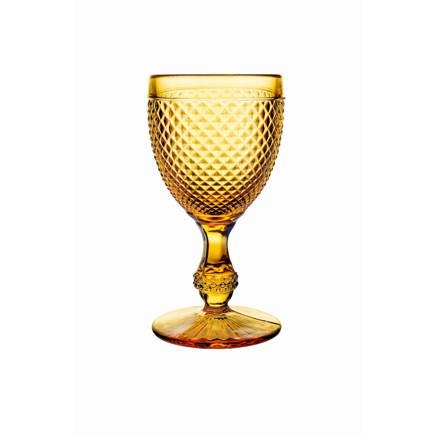 Vista Alegre Bicos Ambar Water Goblets Ambar - Set Of 4 1 Vista Alegre Bicos Ambar Water Goblets Ambar - Set Of 4