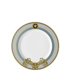 Versace Prestige Gala Bleu Salad Plate 8 1/2 In