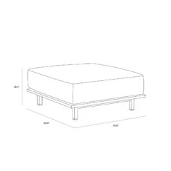 Sunpan Geneve Modular Ottoman -Grayson-Living 4f641d45 3536 4d10 a518 9bc7355abe57