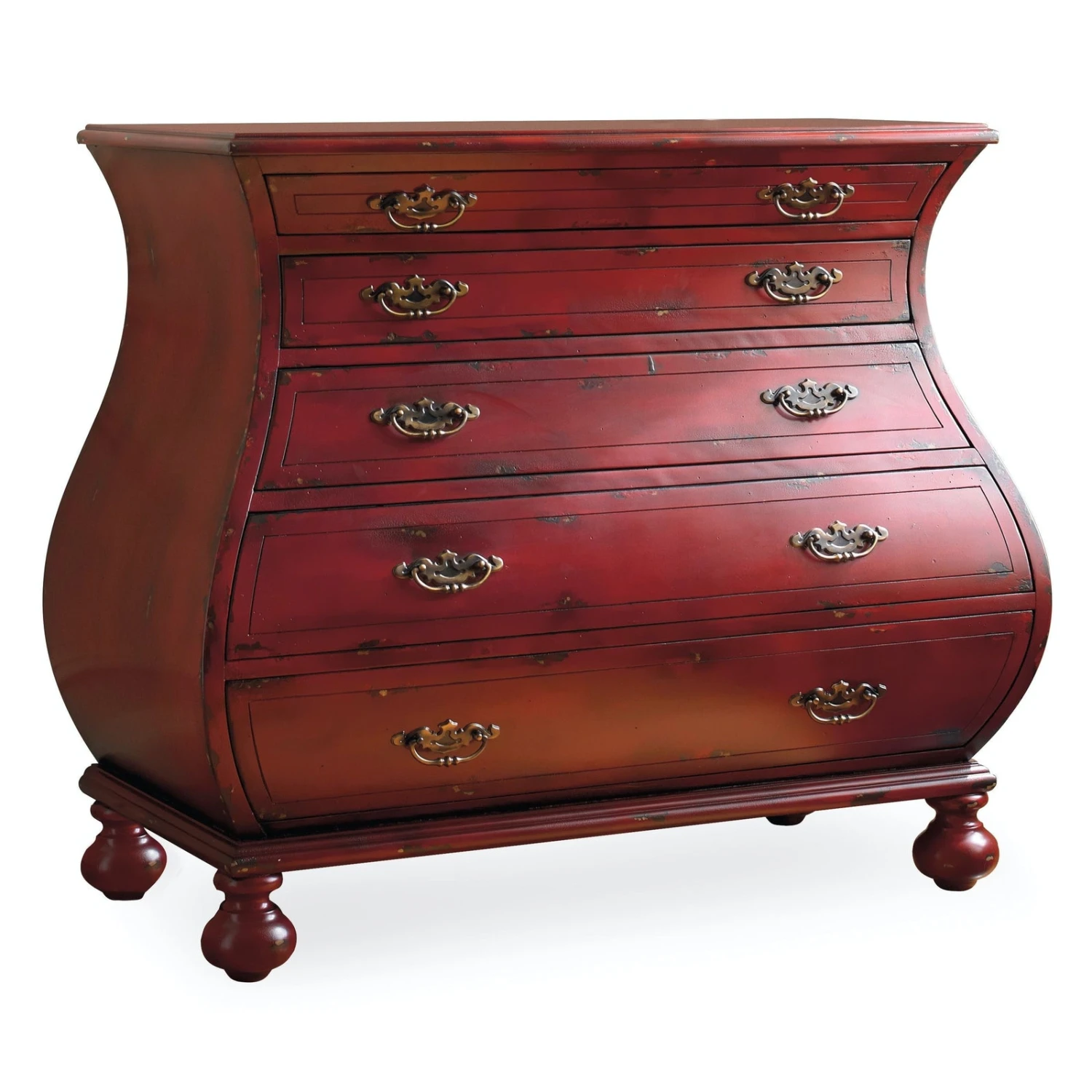 Hooker Furniture Red Bombe Chest 1 Hooker Furniture Red Bombe Chest