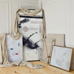 Global Views Scratch Loops Framed Art By Ashley Childers 10 Global Views Scratch Loops Framed Art By Ashley Childers -Grayson-Living 54640