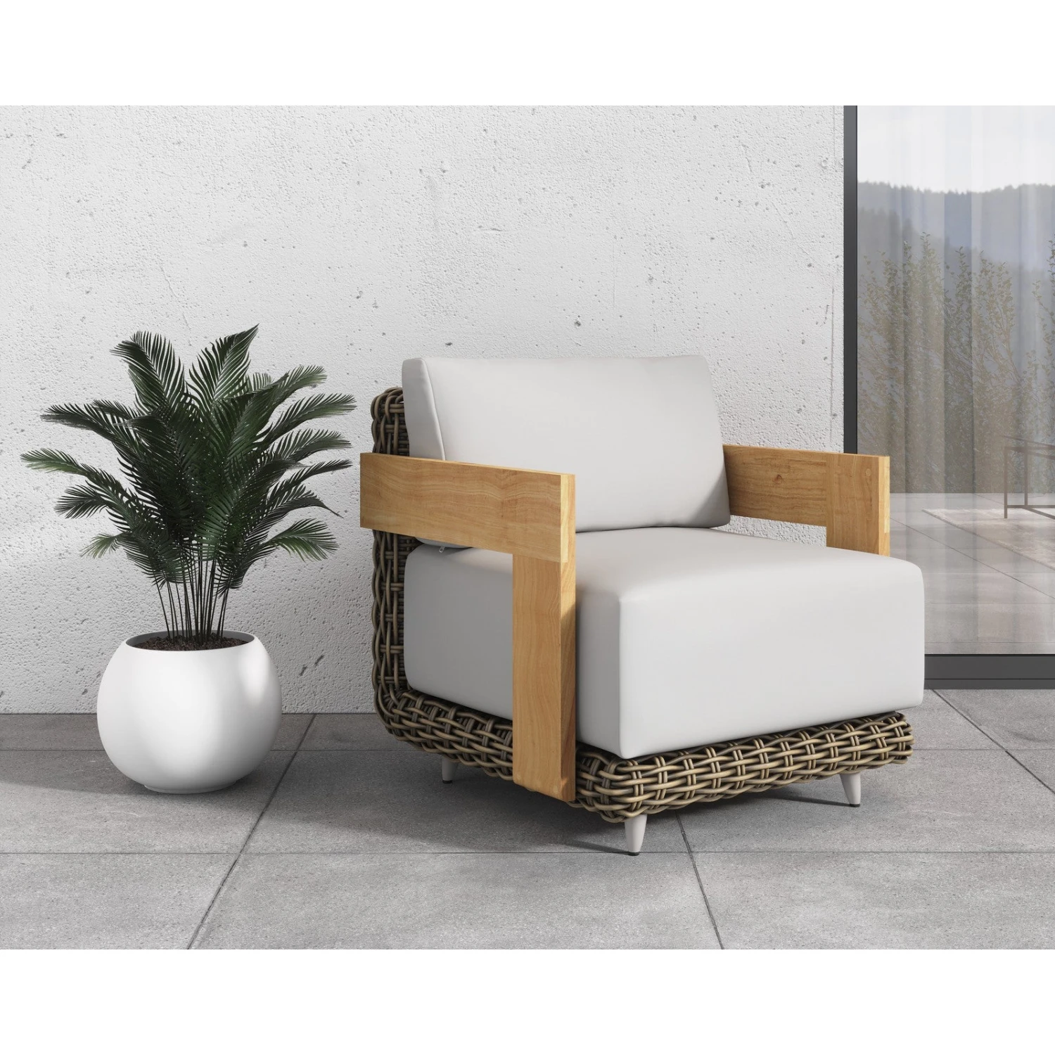 Sunpan Potenza Armchair 2 Sunpan Potenza Armchair - Image 2