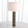 Global Views Marble Stack Lamp - Black