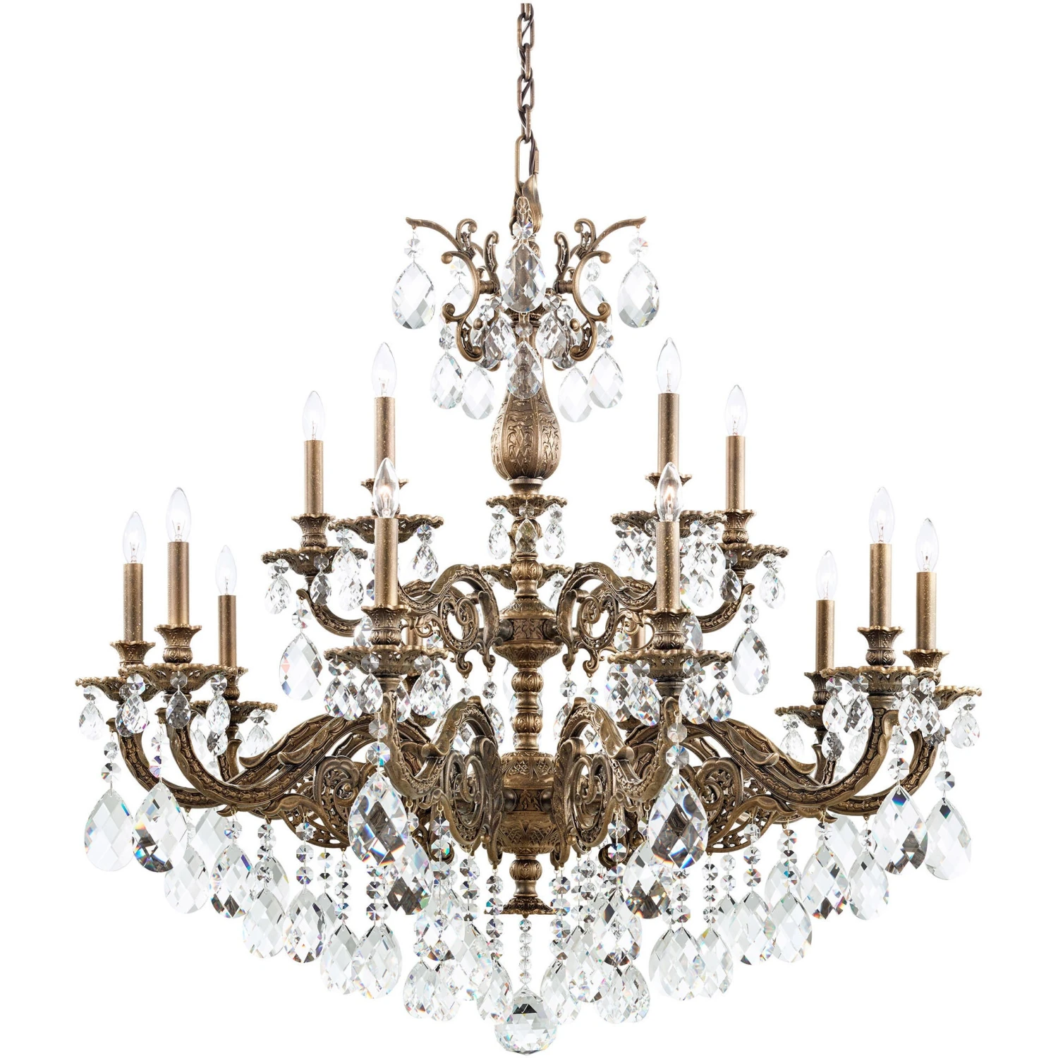 Schonbek Milano 5685 Chandelier 2 Schonbek Milano 5685 Chandelier - Image 2