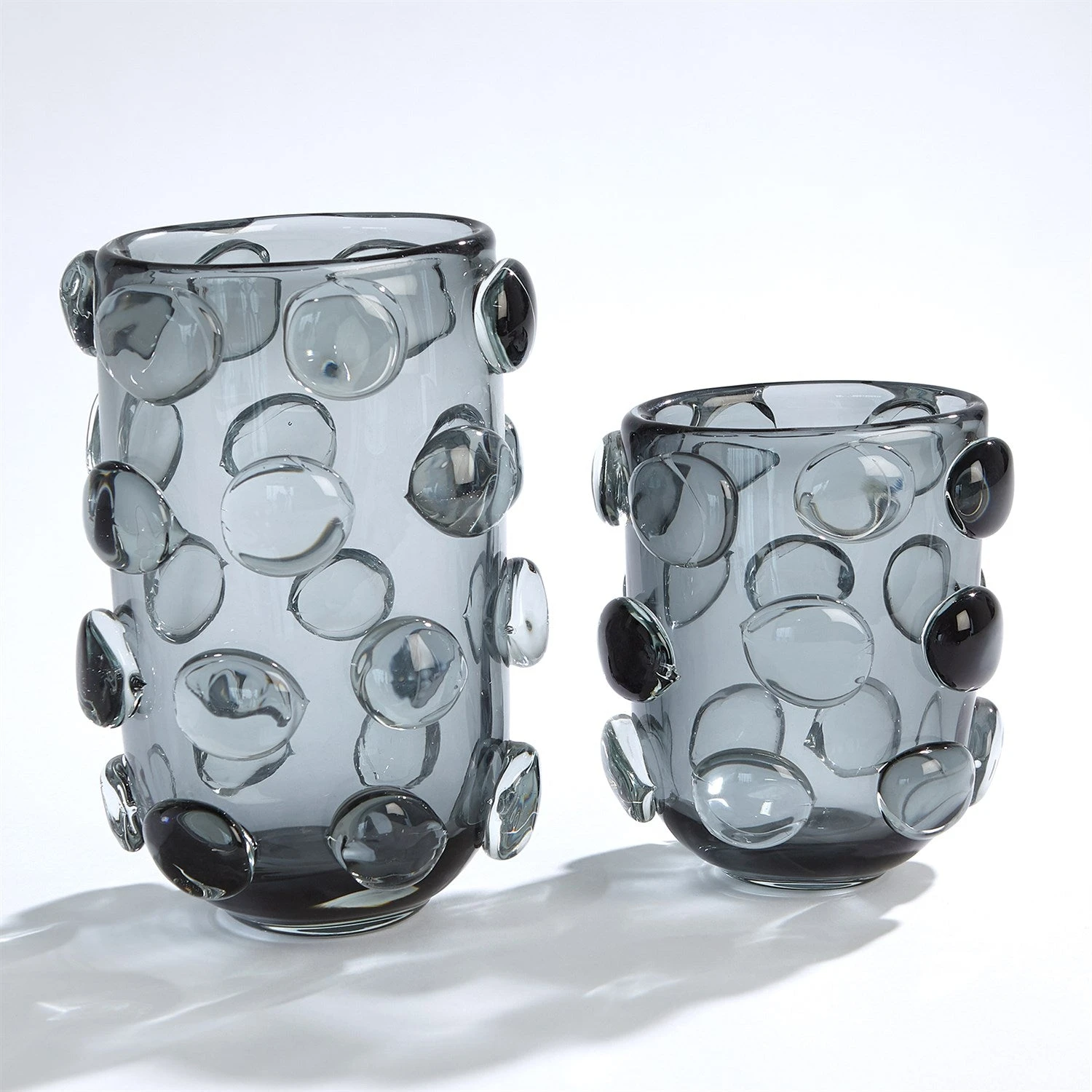 Global Views Rondelle Vase - Grey 2 Global Views Rondelle Vase - Grey - Image 2