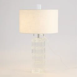 Global Views Crystal Plaid Lamp DSC 10 Global Views Crystal Plaid Lamp DSC -Grayson-Living 59994