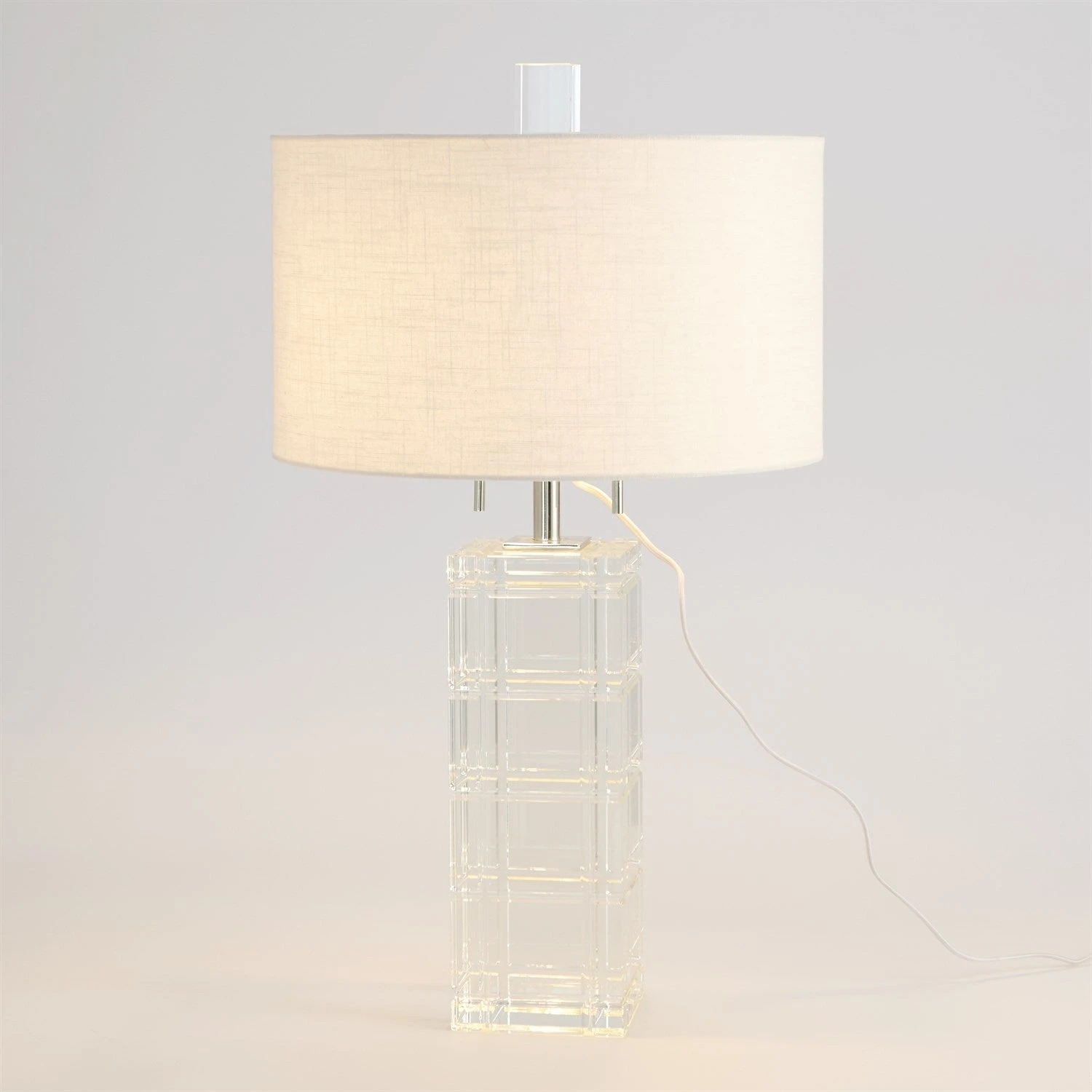 Global Views Crystal Plaid Lamp DSC 5 Global Views Crystal Plaid Lamp DSC - Image 5