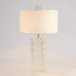 Global Views Crystal Plaid Lamp DSC 11 Global Views Crystal Plaid Lamp DSC -Grayson-Living 60001