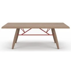 Huppe Connection Dining Table With White Oak Legs