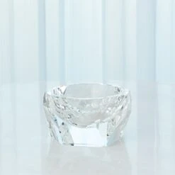 Global Views Multi Facet Crystal Bowl - Clear -Grayson-Living 61015