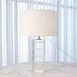 Global Views Crystal Plaid Lamp DSC 8 Global Views Crystal Plaid Lamp DSC -Grayson-Living 61152