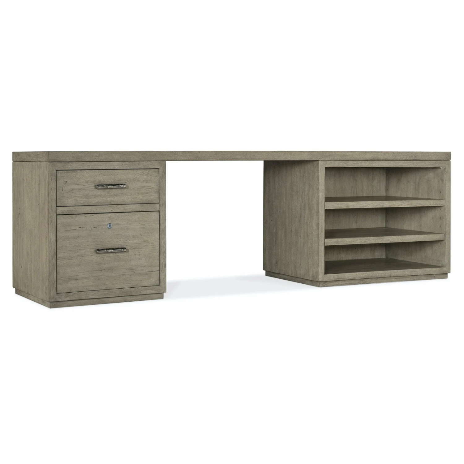 Hooker Furniture Linville Falls Desk With Small File And Open - 96" 1 Hooker Furniture Linville Falls Desk With Small File And Open - 96"