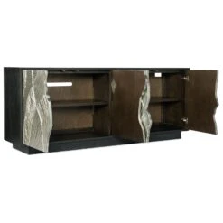 Hooker Furniture Melange Summit Gorge Entertainment Console MDP 7 Hooker Furniture Melange Summit Gorge Entertainment Console MDP -Grayson-Living 628 55040 98