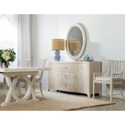 Hooker Furniture Serenity Amelia Oval Mirror MDP -Grayson-Living 6350 90007 04