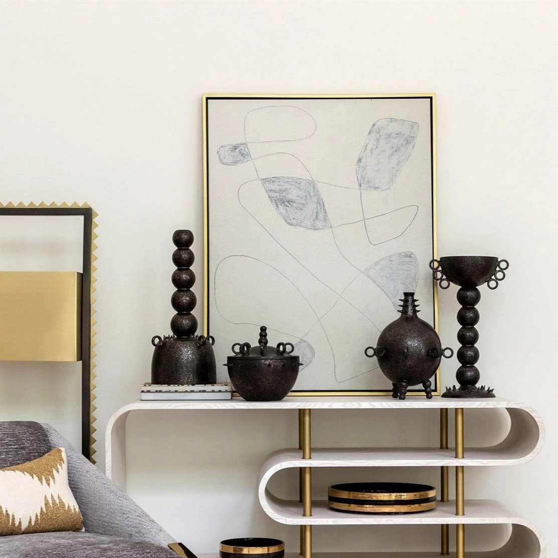 Global Views Scratch Loops Framed Art By Ashley Childers 3 Global Views Scratch Loops Framed Art By Ashley Childers - Image 3